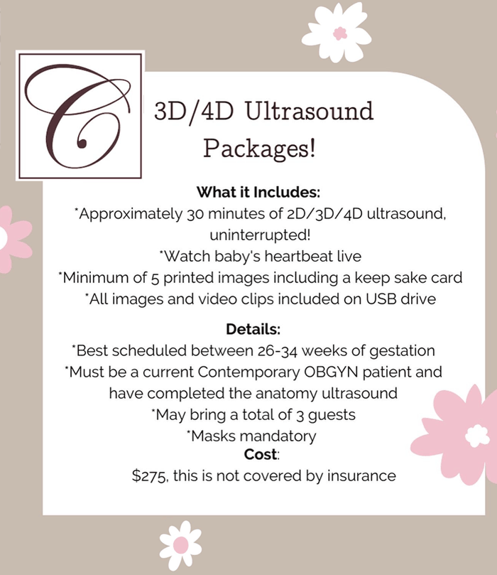 4d ultrasound flyer
